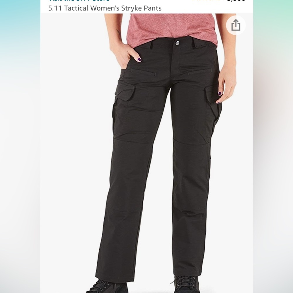 5.11 Tactical Women's Stryke Pants, Black, Size 10 (Regular)